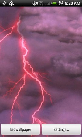 thunderstorm wallpaper. Android Live-Wallpapers |