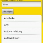 Gelbe Seiten Android App