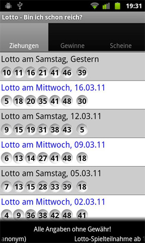Lotto Bin Ich Schon Reich