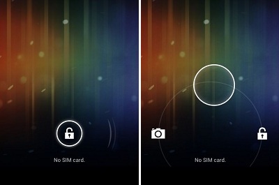 Lockscreen - Android Ice Cream Sandwich