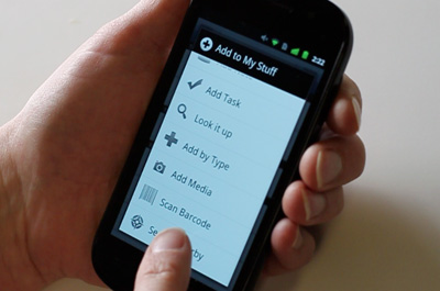 Springpad Barcode Scanner