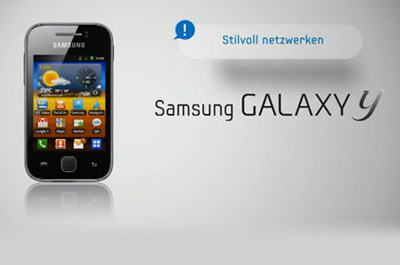 Samsung Galaxy Y Teaser