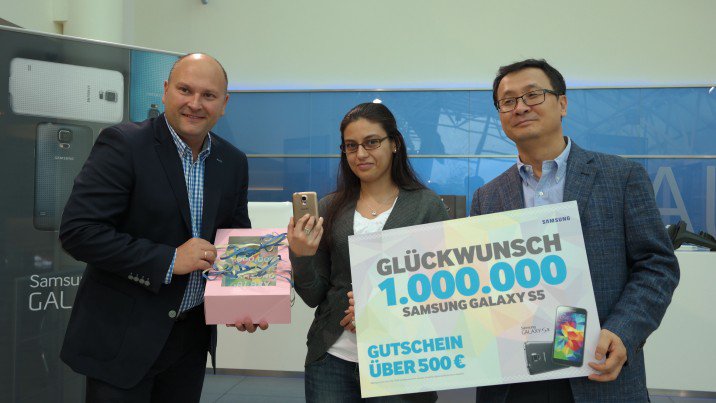 1000000 Samsung Galaxy S5