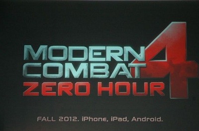 Modern Combat 4 Teaser
