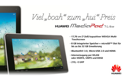 Huawei MediaPad 7 Lite Teaser
